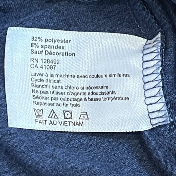 Greg Norman Long Sleeve Golf Polo. Men's Size XL Blue 3 button collared - Picture 11 of 11